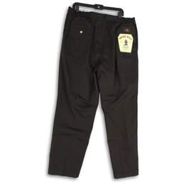 NWT Wrangler Timber Creek Mens Black Pleated Straight Leg Dress Pants Size 38X30 alternative image