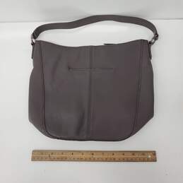 The Sak Harper Slate grey Soft Pebblestone Leather Hobo Bag