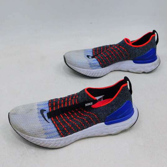 Nike React Phantom Run Flyknit 2 Red Orbit Men's Shoe Size 12 image number 2