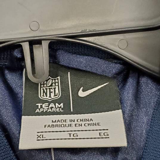 Nike Men Blue NFL Chargers Bomber Jacket XL NWT image number 1