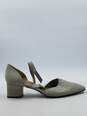 Authentic YSL Gray D'Orsay Pumps W 9.5M image number 1