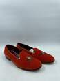 Authentic Ralph Lauren Chad Orange Embroidered Loafers M 11.5D image number 3