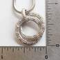 Sterling Silver Diamond Accent Pendant Necklace (17.5in) - 10.2g image number 6