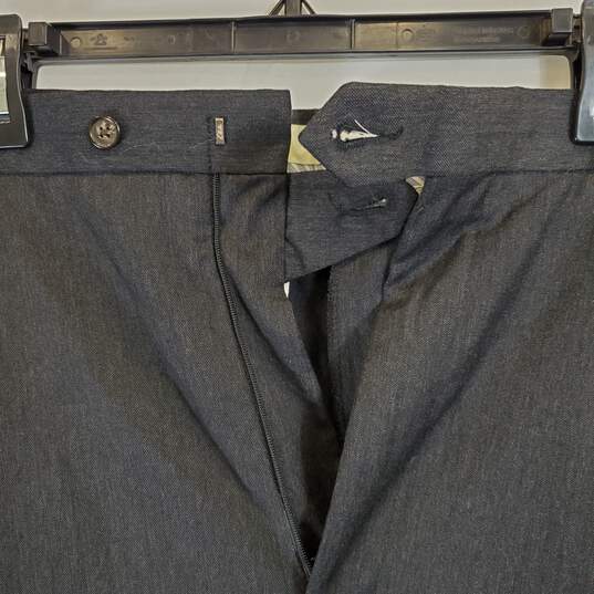 Berle Men Dark Gray Dress Pants NWT sz 40 image number 3