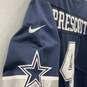 Mens Blue Dallas Cowboys Dak Prescott #4 NFL Pullover Jersey Size XL image number 5