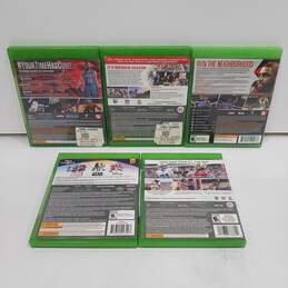 Bundle of 5 Assorted Microsoft XBOX One  Video Games alternative image