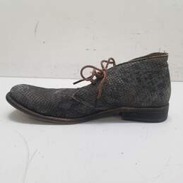 AllSaints Snakeskin Embossed Leather Ankle Lace Boots Men's Size 41 alternative image