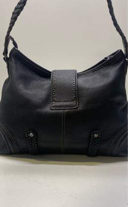 Brighton Leather Pebbled Shoulder Bag Black alternative image