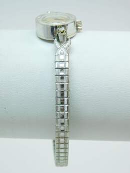 Ladies Vintage Universal Geneve 14K White Gold 0.06 CTTW Diamond Case 17 Jewels Swiss Wrist Watch 12.1g alternative image