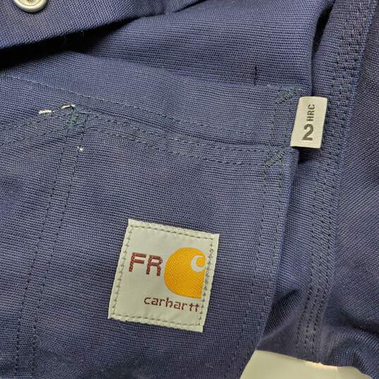 Carhartt FRX007 DNY Navy Coveralls Size 44 Regular image number 5