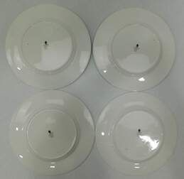 Set of 4 Wedgwood Blue Belle Fleur Dinner Plates Bone China Made in England alternative image