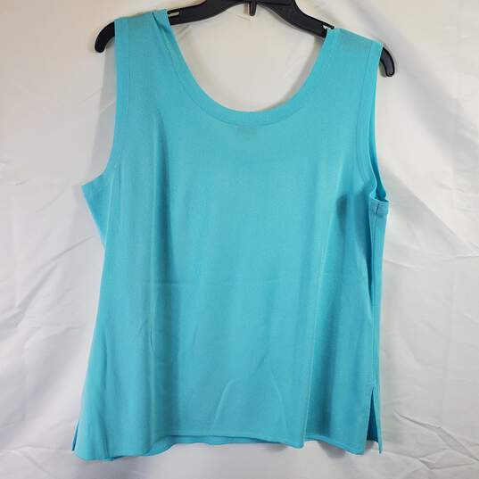 Misook Women Blue Shirt XL image number 2
