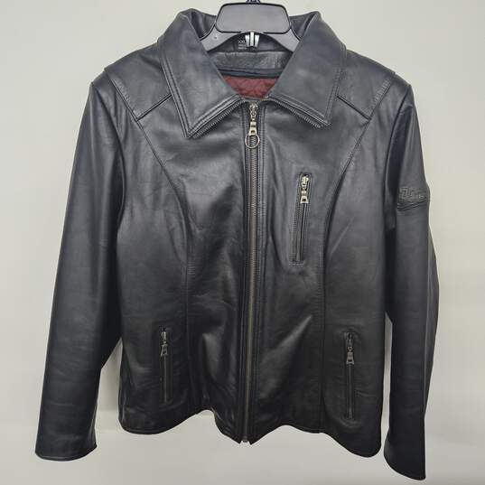 Black Leather Jacket image number 1