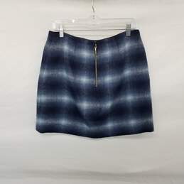 Kate Spade Blue  Faux Fur Mini Skirt WM Size 6 alternative image