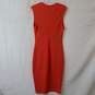 Zara Sleeveless Orange Sheath Dress Size S image number 2