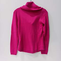 INC International Concepts Women's Pink Cowl Neck Sweater Size M NWT alternative image
