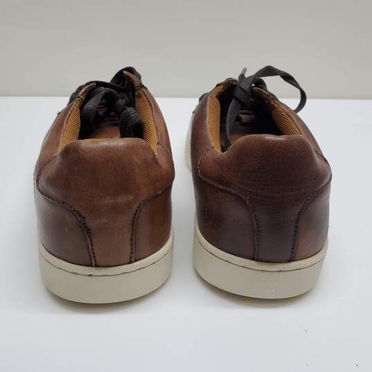 Steve Madden P-Sabel Men's Size 8 Brown Leather Comfort Marbled Dress Shoes image number 4