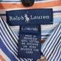 Polo Ralph Lauren Men's Blue & Orange Button Up Size L image number 3