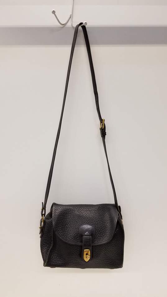 Leather crossbody bag Dooney and Bourke Black in Leather - 34748647