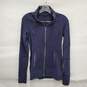 Lululemon Women's Athletica Dark Blue Activewear Pullover with Thumb Hole Size 8 image number 1