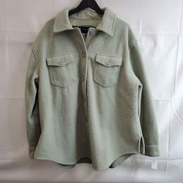 Hilary Radley Women's Long Sleeve Shacket Shirt Jacket Az XXL