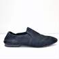 Women's Via Spiga V Talia , Suede Slip On Round Toed Loafers, Black Size 9 image number 1