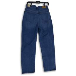 NWT Madewell Womens Blue Denim Medium Wash Magic Pockets Mom Jeans Size 27 alternative image