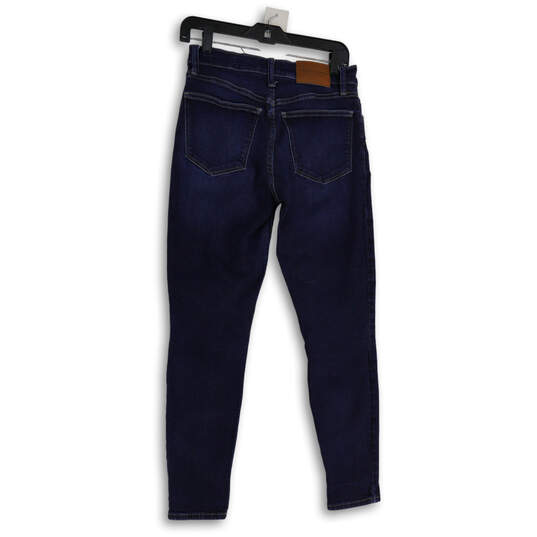 Womens Blue Medium Wash 5-Pocket Design Skinny Leg Jeans Size 6/28 Reg image number 2