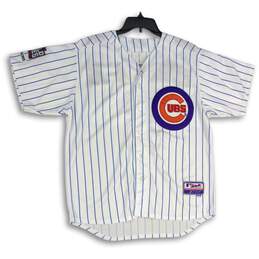 Mens White Chicago Cubs Carl Edwards Jr. #6 MLB Baseball Jersey Size 48