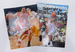 (2) Illinois/Brooklyn Nets Deron Williams Signed Photo/Magazine Cover
