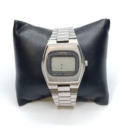 Vintage Retro Seiko LCD Digital Men's Full Stainless Steel Quartz Watch alternative image