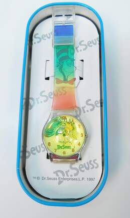 Vintage 1997 Authentic Dr. Seuss Tick Tocking Time Tickers Watch 95.3g alternative image