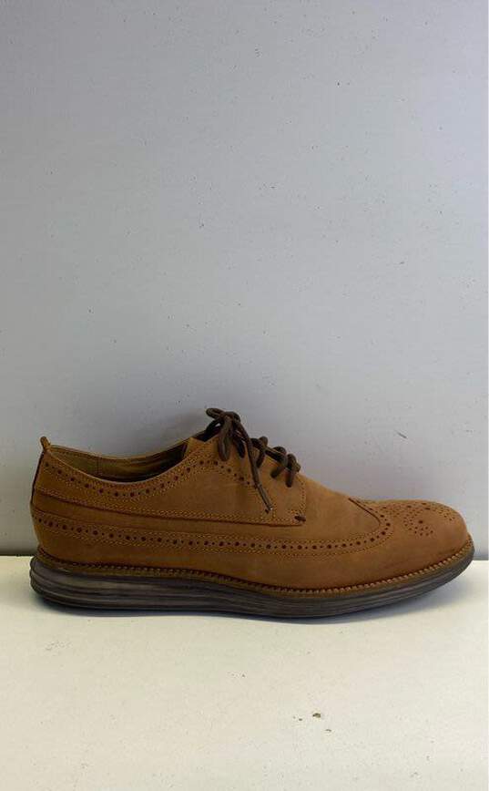 Cole Haan Brown Oxford Casual Shoe Men 8.5 image number 1