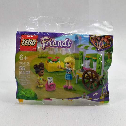 LEGO Friends Sealed 41758 Advent Calendar 2023 & 30413 Flower Cart image number 4