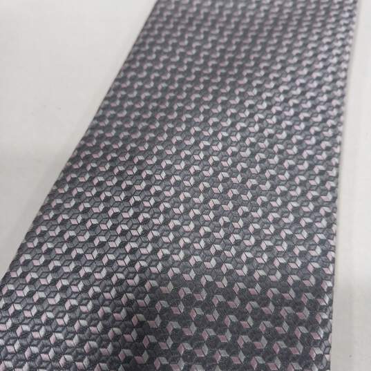 Michael Kors Pink/Gray Men's Tie image number 3