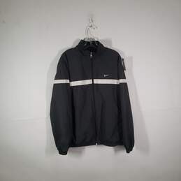 Mens Mock Neck Long Sleeve Full-Zip Windbreaker Jacket Size XL
