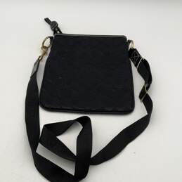 Coach Womens Black Signature Printed Adjustable Strap Zipper Crossbody Bag Purse alternative image