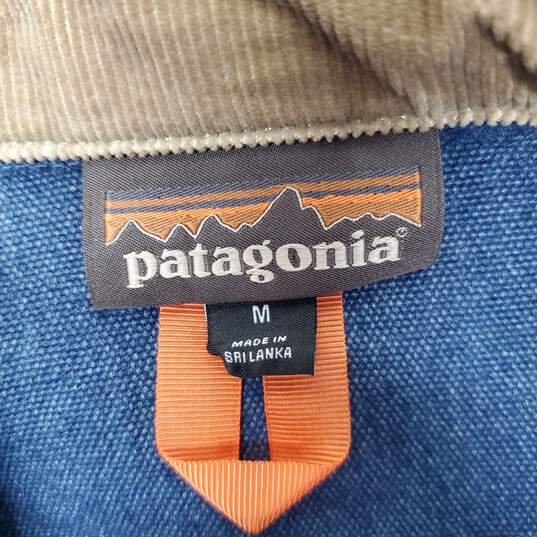 Patagonia Blue Denim Zip Up Jacket image number 3