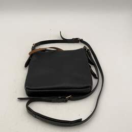 Dooney & Bourke Womens Black Leather Adjustable Strap Crossbody Bag Purse alternative image