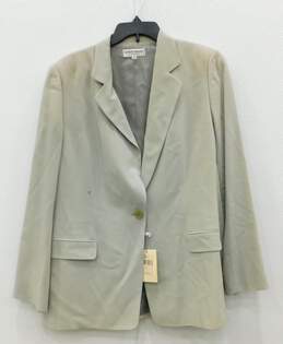 Giorgio Armani Womens Size 16 Gray Blazer W/COA alternative image