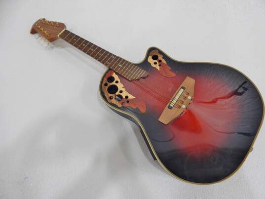 Ovation Brand Celebrity/MCS 148 Model Acoustic Electric 8-String Mandolin w/ Case (Parts and Repair) image number 3