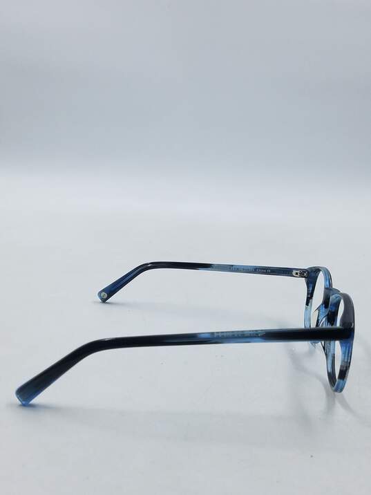 Warby Parker Marbled Blue Downing Eyeglasses image number 5