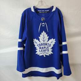 Toronto Maple Leaves Blue Long Sleeve Jersey Size 50