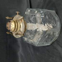 Vintage Glass Oil Lamp By Lamplighter Farms