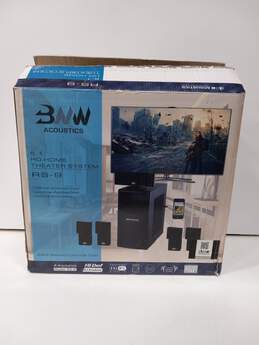 BNW Acoustics 5.1 HD Home Theater Sound System RS-9 Untested IOB