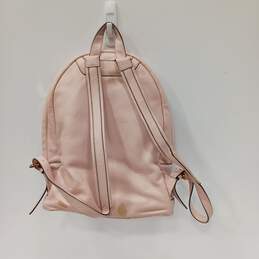 Michael Kors Pink Pebble Leather Backpack Gold Hardware alternative image