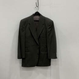 Mens Gray Notch Lapel Long Sleeve Single-Breasted 2 Piece Suit Pant Sz 40R alternative image