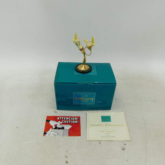 Beauty and the Beast Vive l’amour Lumier Candlestick With Box & Coa image number 1
