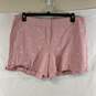 Women's Pink LOFT The Riviera Linen Shorts, Sz. 14 image number 1