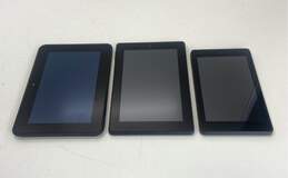 Amazon Kindle Tablets Assorted Model Lot of 3